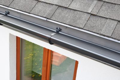 Gutter Cover System on Roof Edge