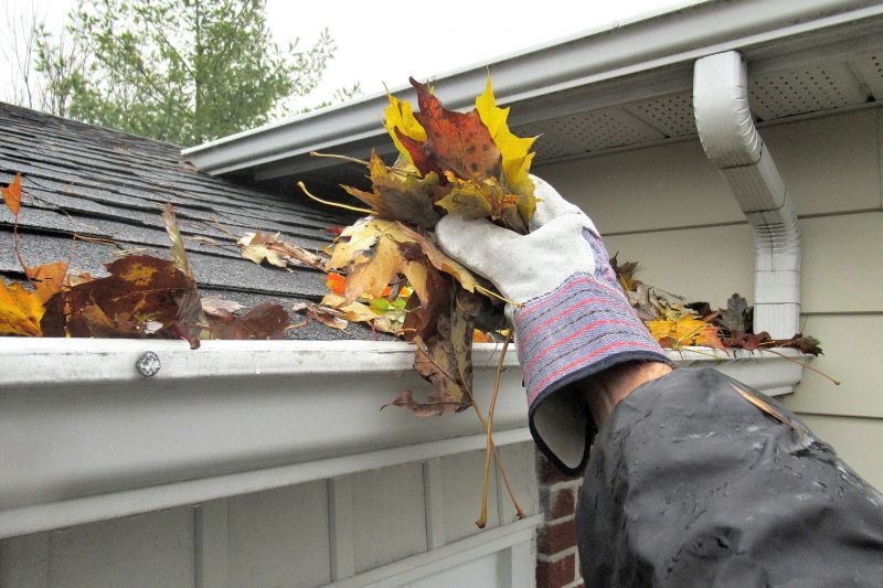 Gutter Cover System in Place